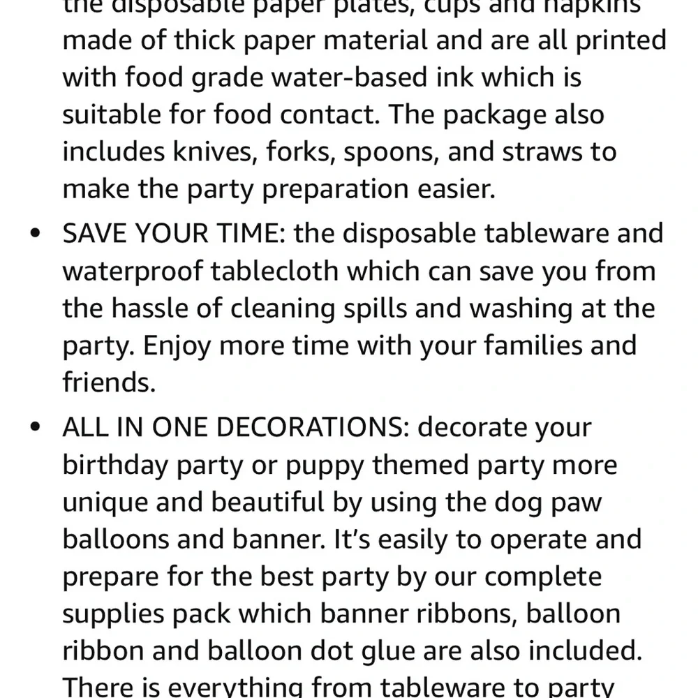 Pet Paw Party Set - Picture 9 of 10